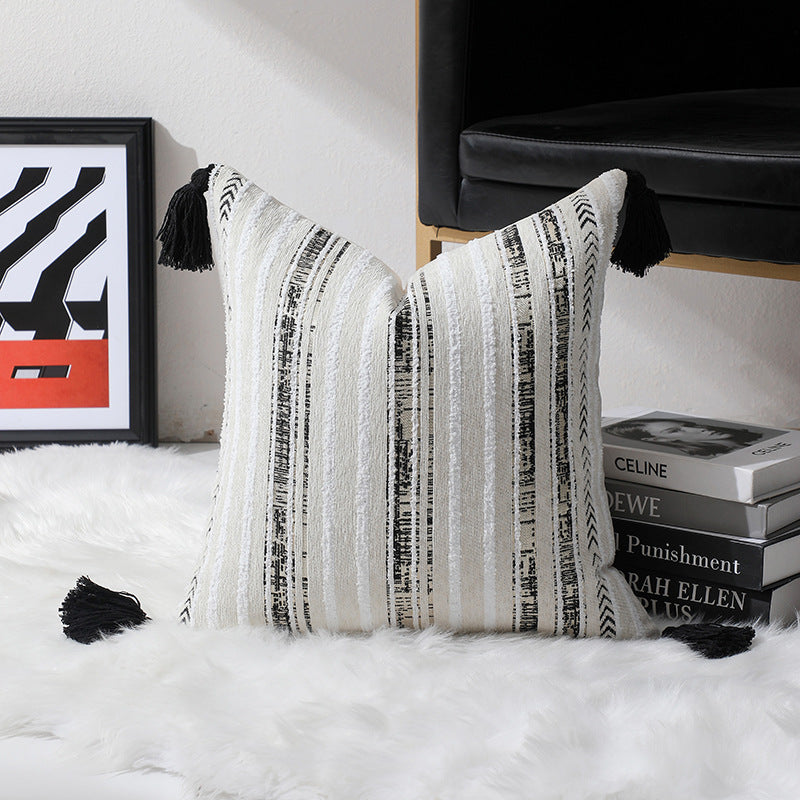 Bohemian Striped Decorative Cushion
