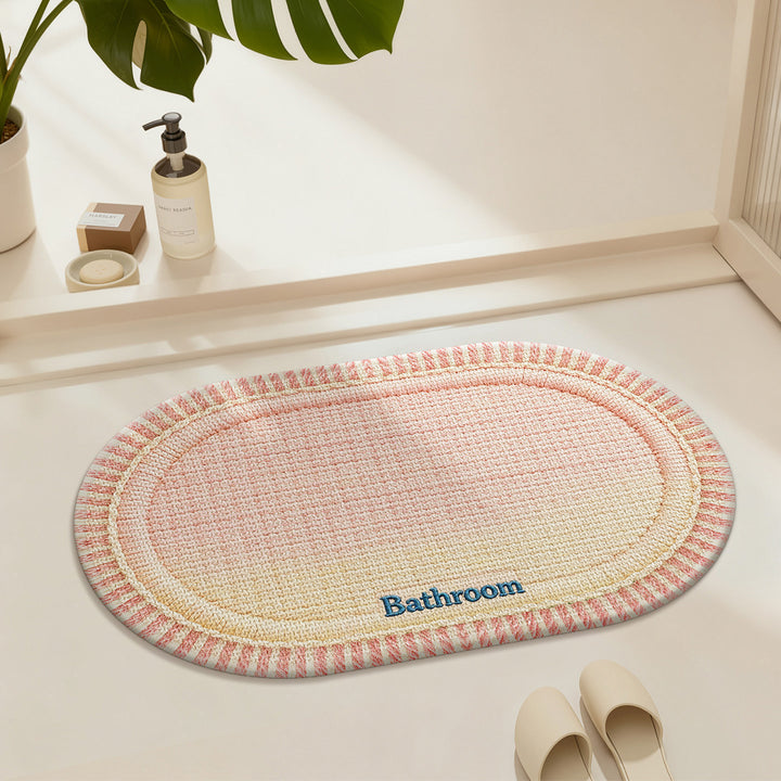 Decorative Bathroom Area Rug Bowlift