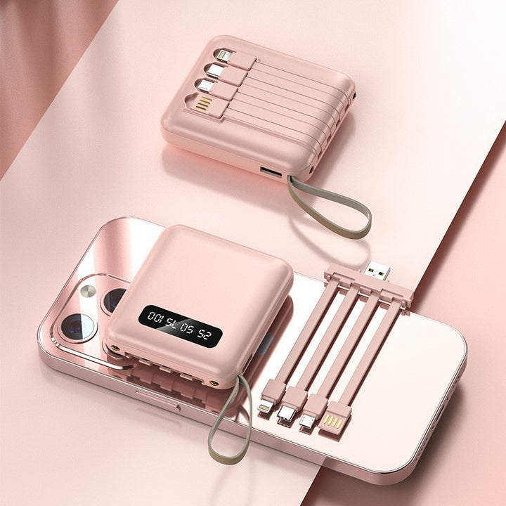 Portable Smart Powerbank with High-Tech Digital Charge Indicator Bowlift