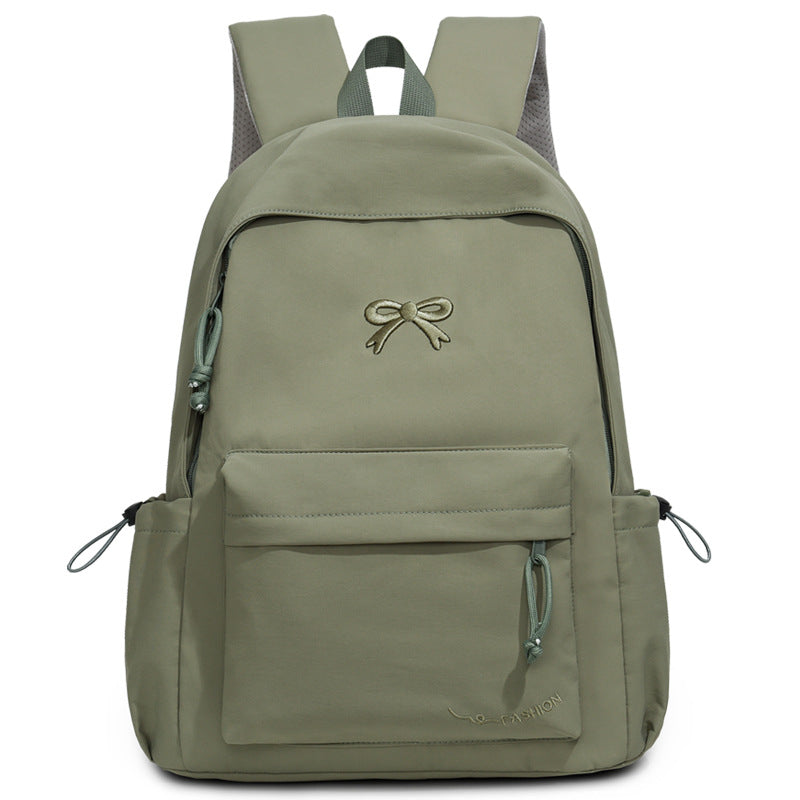 Fashionable backpack with practical outer pockets Bowlift