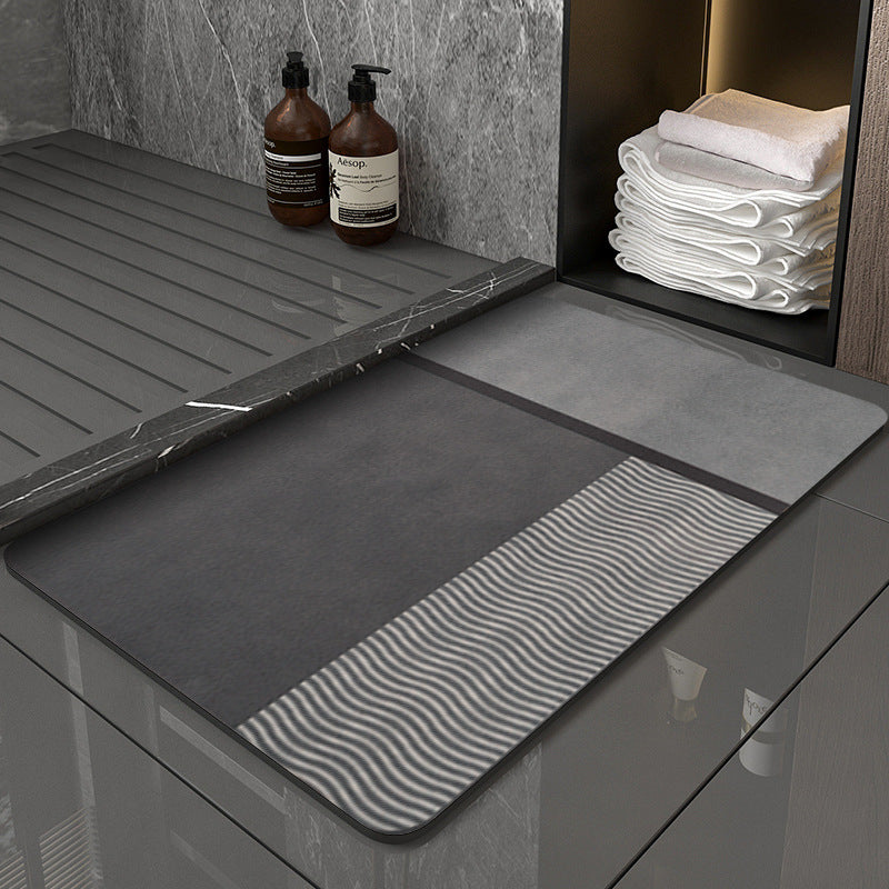 Modern Geometric Bath Mat Bowlift