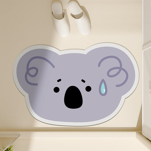 Cute Koala Shaped Floor Mat