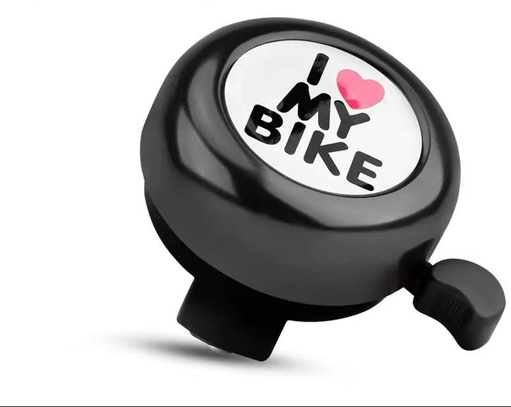 compact stainless steel handlebar bell with quick-release thumb lever Bowlift