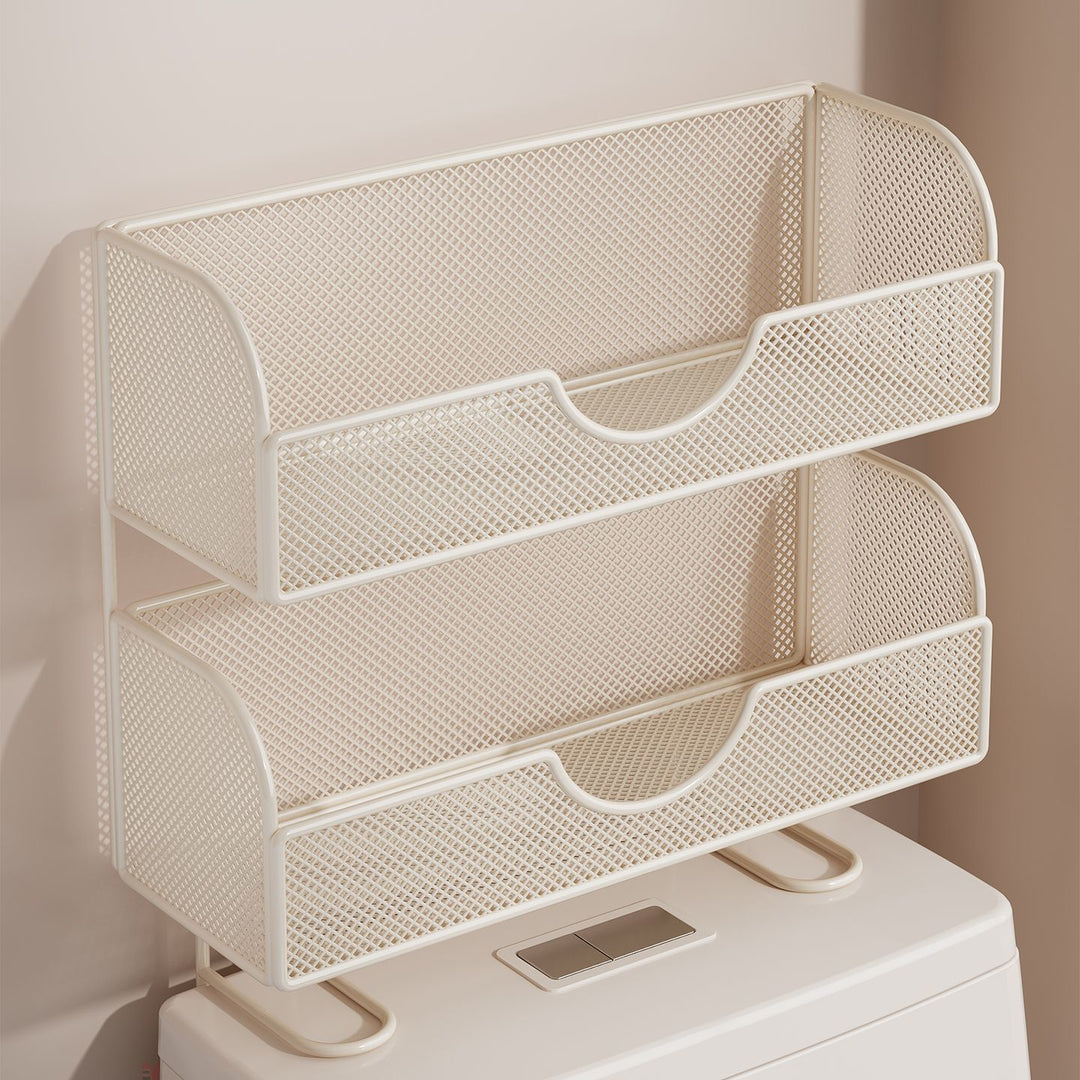 Over-Toilet Storage Organizer Rack Bowlift