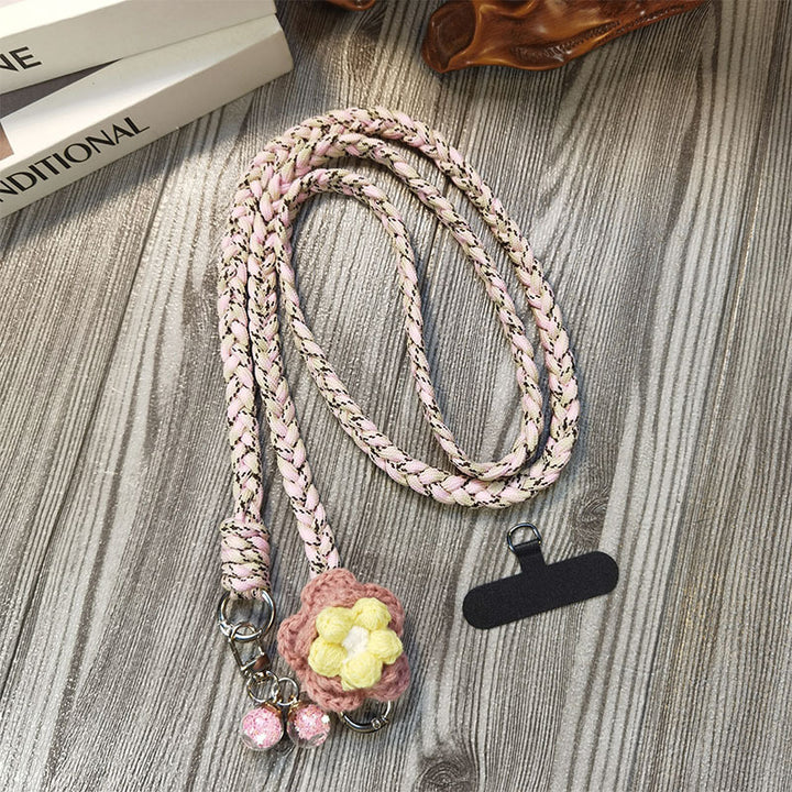 Decorative Braided Pet Leash Bowlift