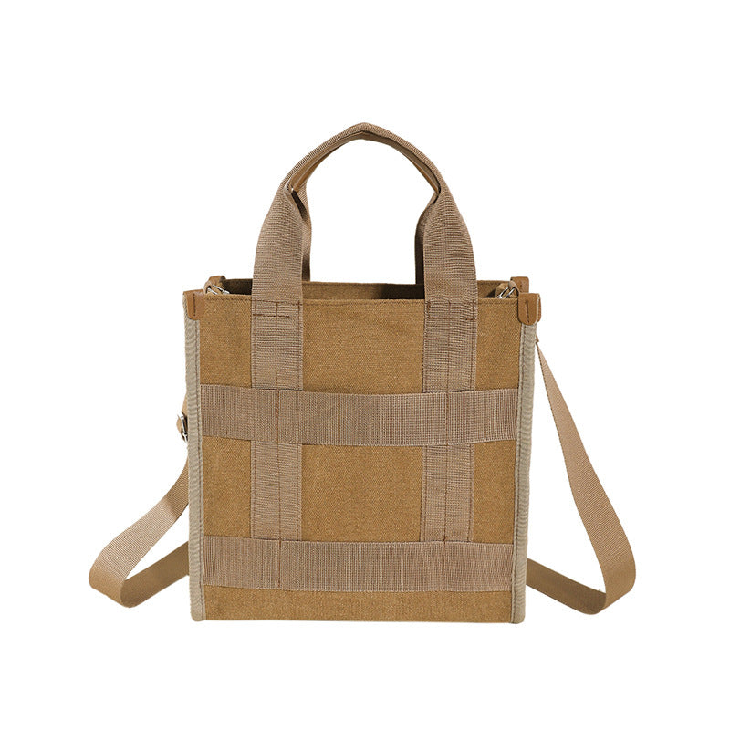 Versatile Canvas Shoulder Bag Bowlift