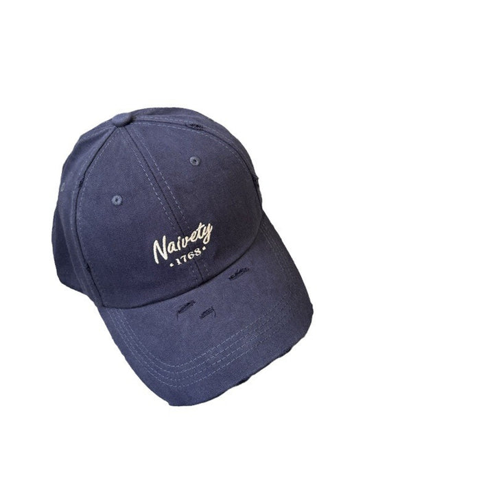 Men's Distressed Cotton Baseball Hat Bowlift
