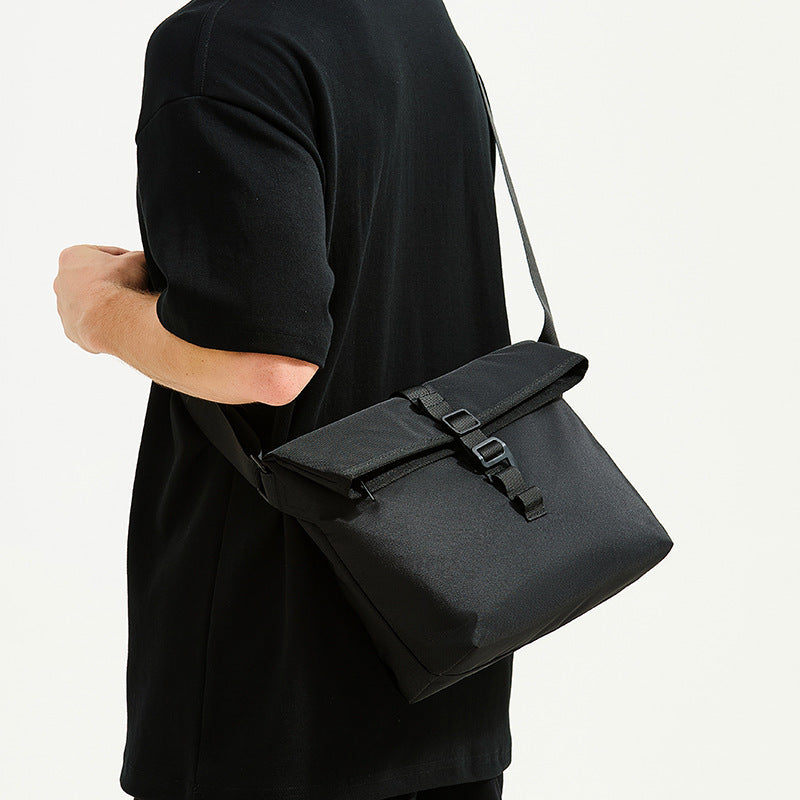 Versatile Roll-Top Crossbody Bag Bowlift