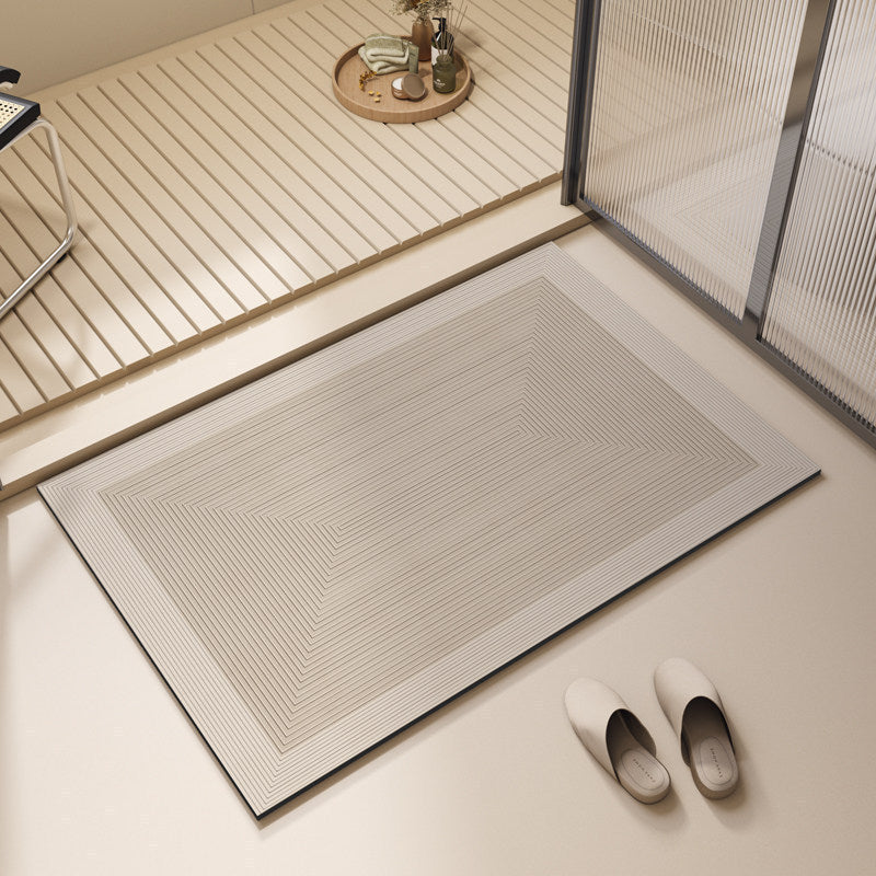 Modern Geometric Bath Mat Bowlift
