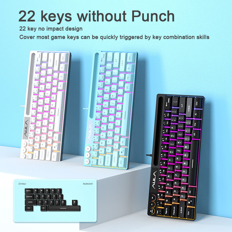 Wireless RGB Ultrathin Mechanical Keyboard Bowlift