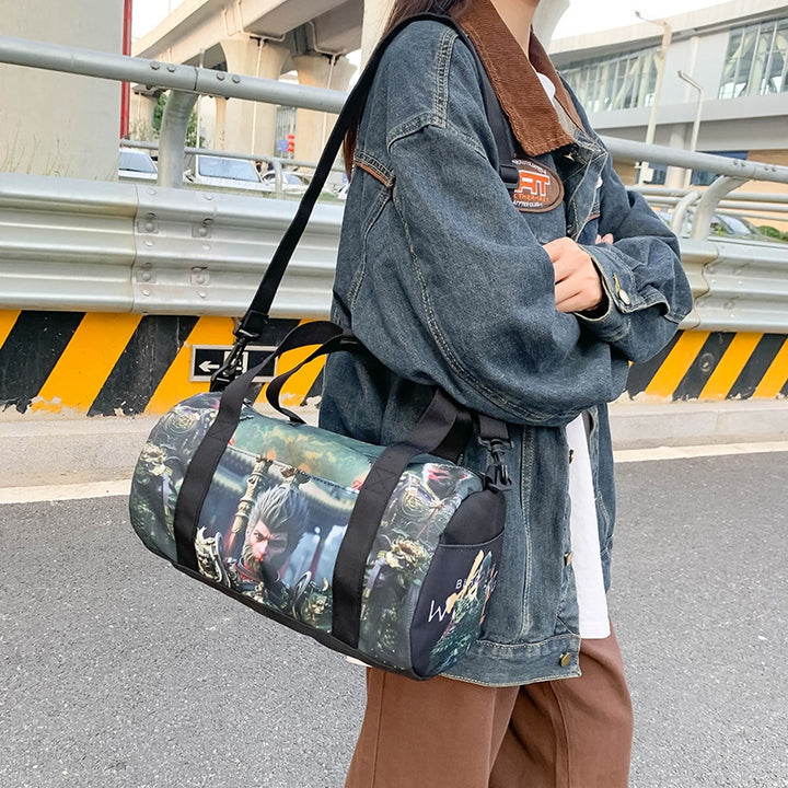 Sporty roller travel bag with unique design Bowlift