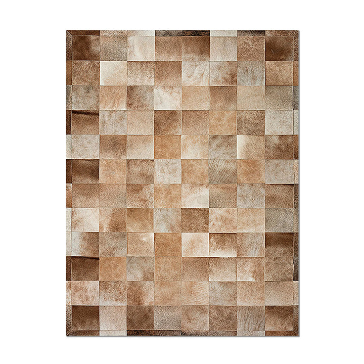 Rustic Patchwork Area Rug Bowlift