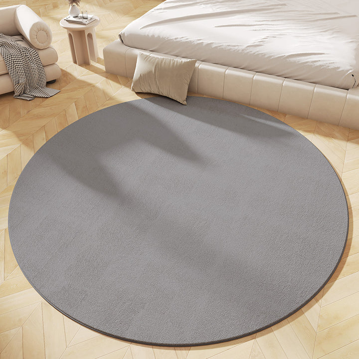 Plush Round Area Rug Bowlift