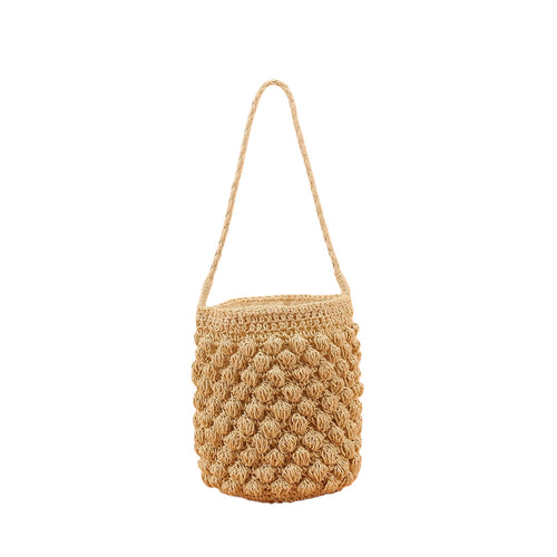 Handmade shoulder bag with unique structure design Bowlift
