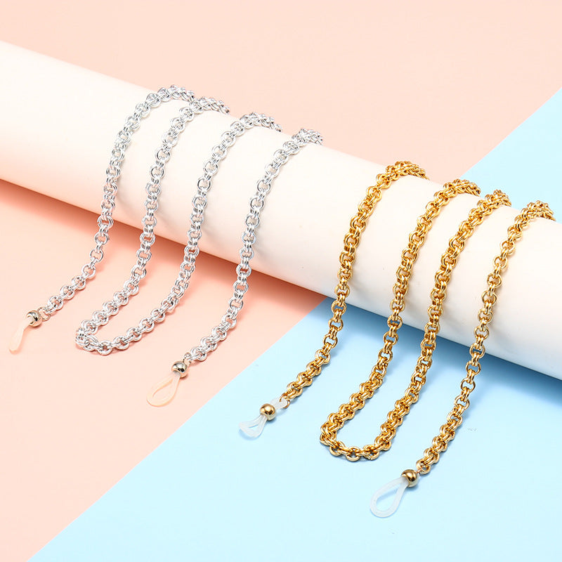 Fashionable Eyewear with Stylish Chain Bowlift