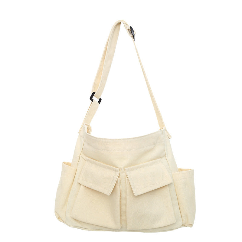 Multi-Pocket Casual Shoulder Bag Bowlift