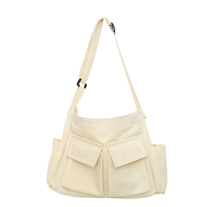 Multi-Pocket Casual Shoulder Bag Bowlift