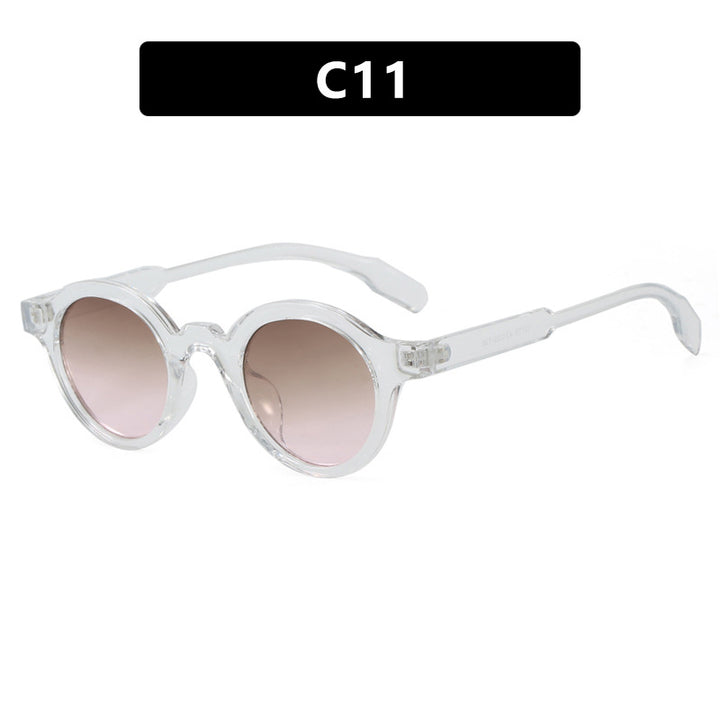 Women's fashionable round sunglasses with high-quality, flexible frame Bowlift