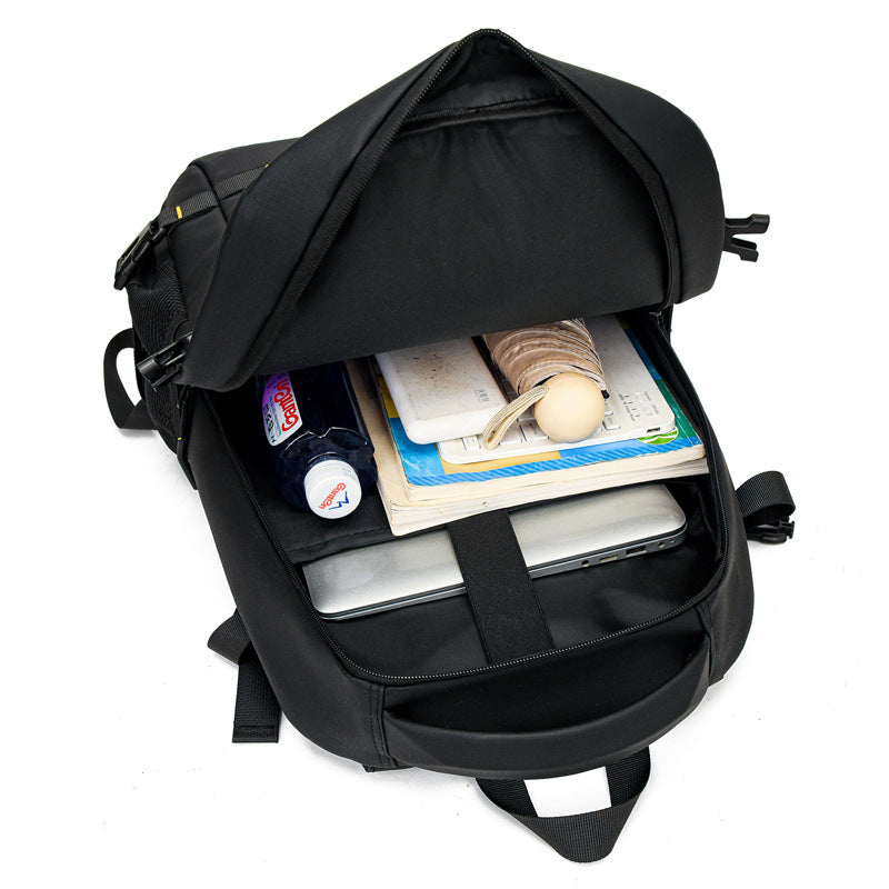 Modern backpack with multidimensional compartments and breathable back Bowlift