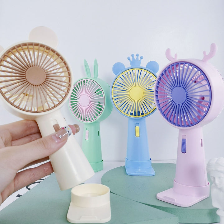 Portable Handheld Cooling Fan with Unique Antler Design Bowlift
