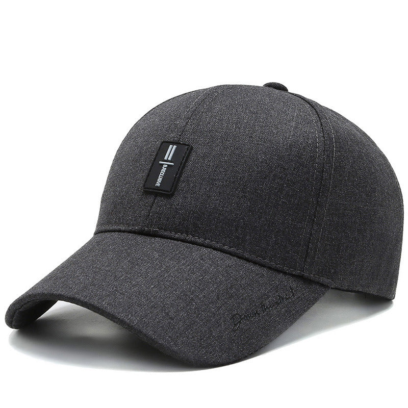 Men's Structured Denim Baseball Cap Bowlift