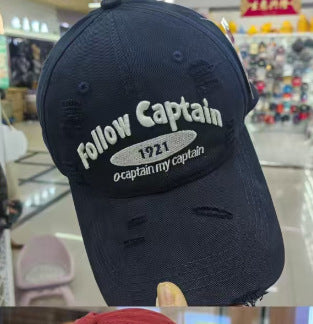 Men's Casual Distressed Baseball Cap Bowlift