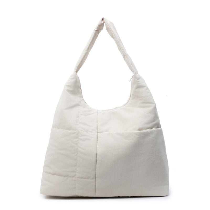 Cozy Quilted Shoulder Bag Bowlift