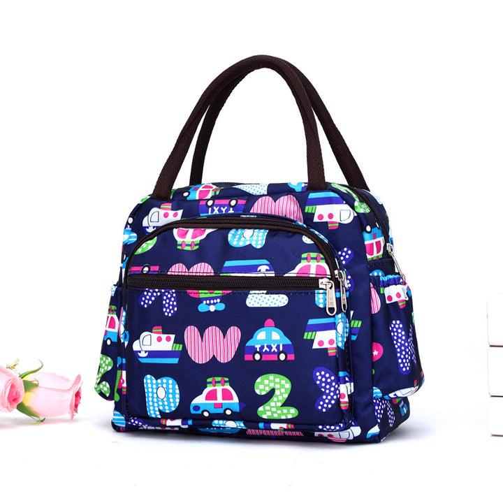 Cat Pattern Insulated Lunch Tote Bowlift