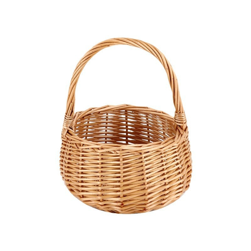 Handcrafted Woven Storage Basket Bowlift