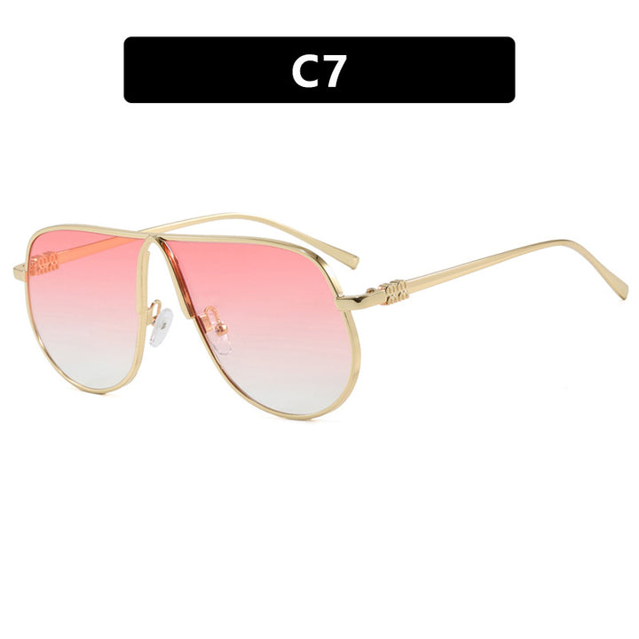 Women's pilot sunglasses with high-quality metal frame and polarized lenses Bowlift