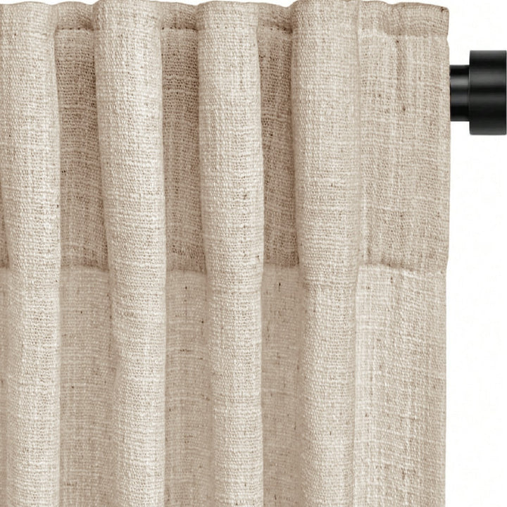 Sheer Linen Window Curtains Bowlift