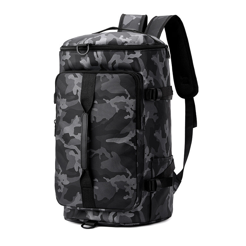 Versatile Camouflage Backpack Bowlift