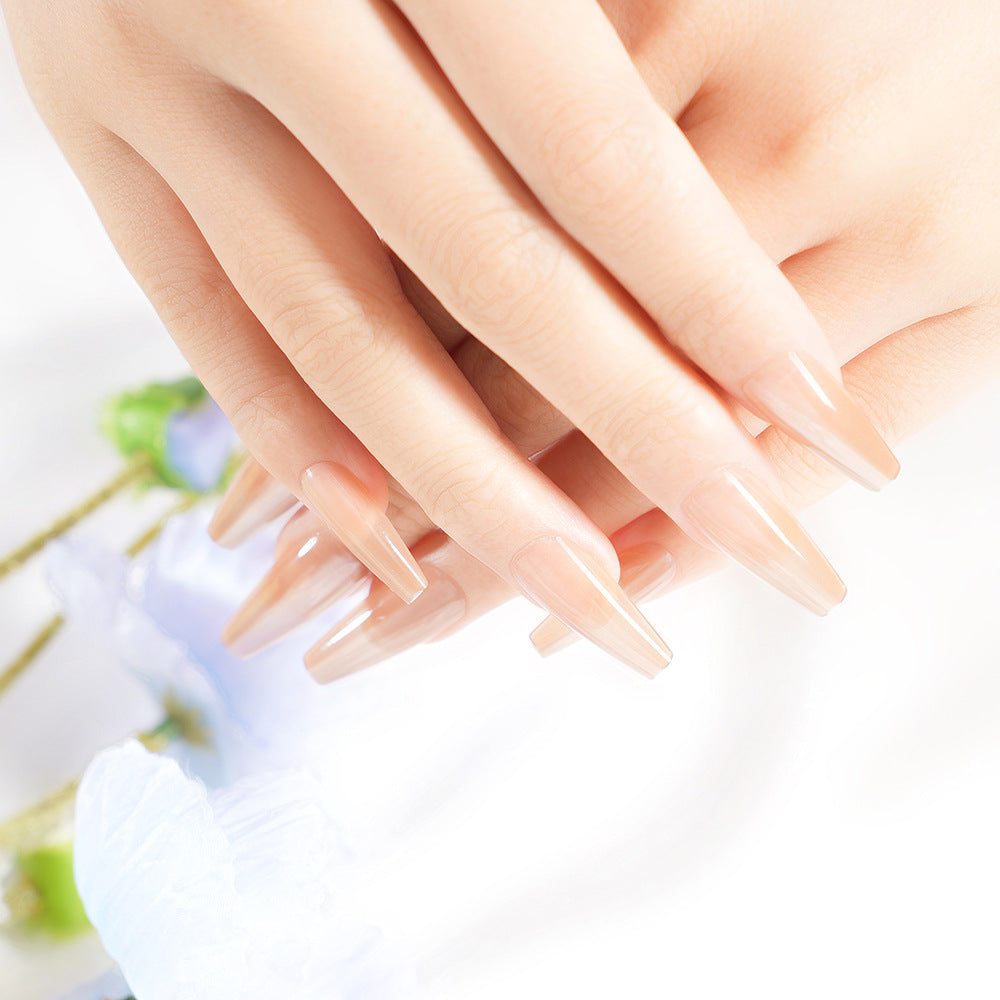Elegant Stiletto Press-On Nail Extensions Bowlift