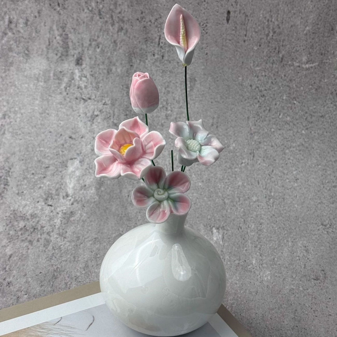 Elegant Floral Decorative Vase