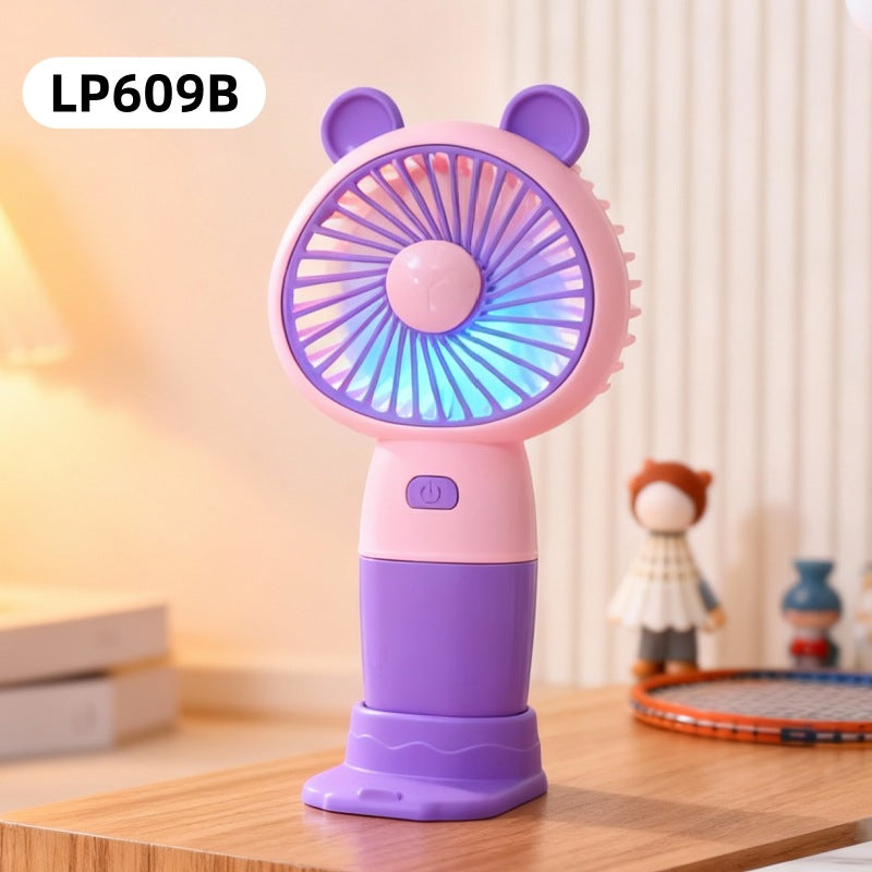 Ladies portable hand fan with variable speed control and ergonomic design Bowlift