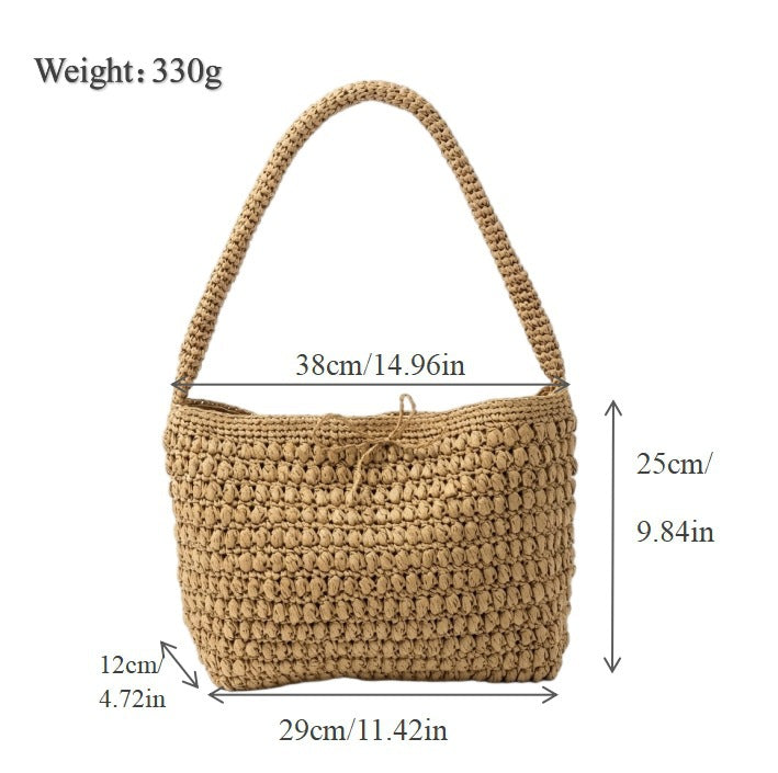 Designer Macramé Handbag Bowlift