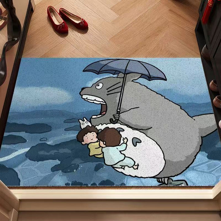 Cartoon-Themed Floor Mat Bowlift