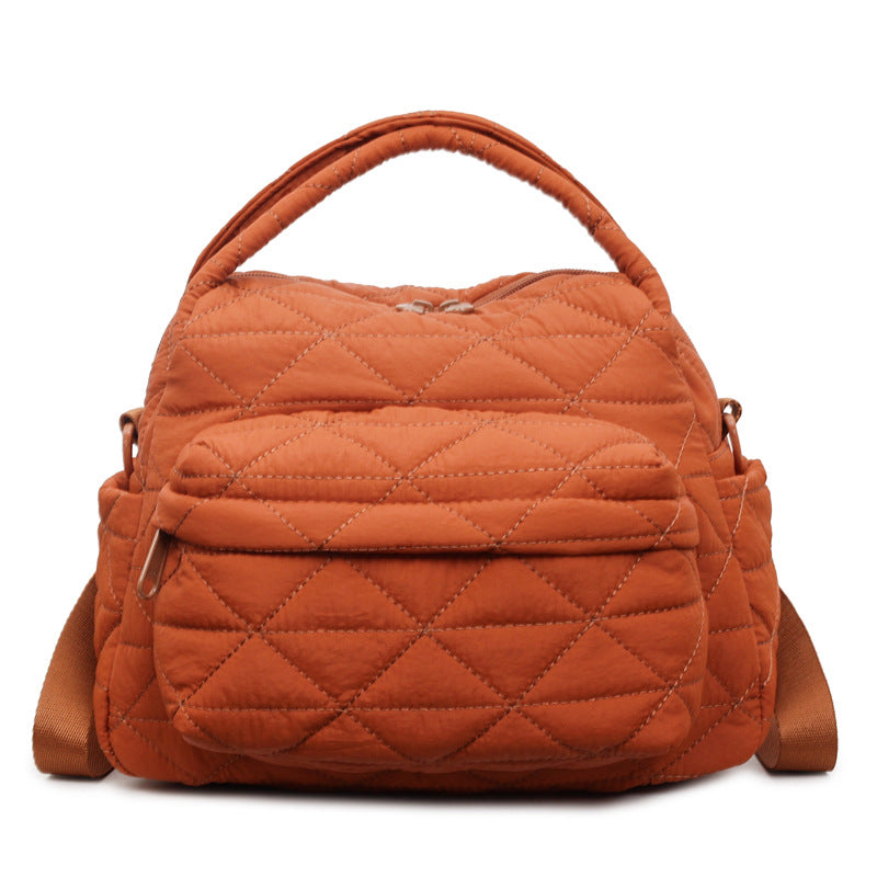 Shoulder bag with padded inner compartments Bowlift