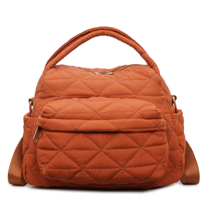 Shoulder bag with padded inner compartments Bowlift