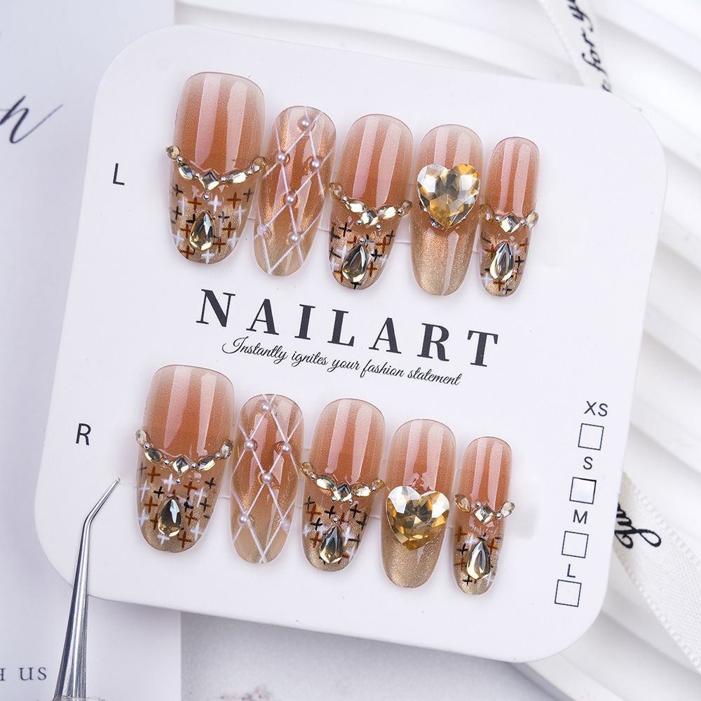 Decorative Bling Press-On Nail Set