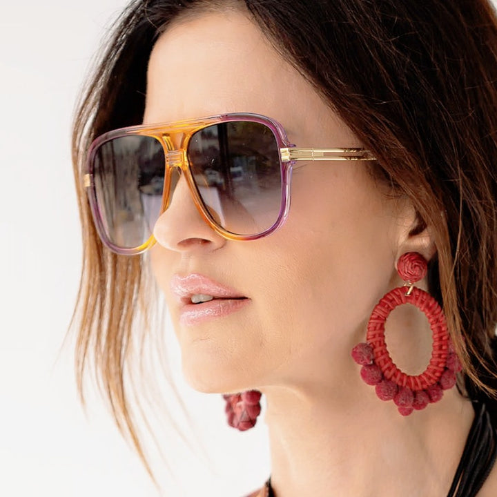 Ladies oversized fashionable sunglasses with robust and elegant design Bowlift