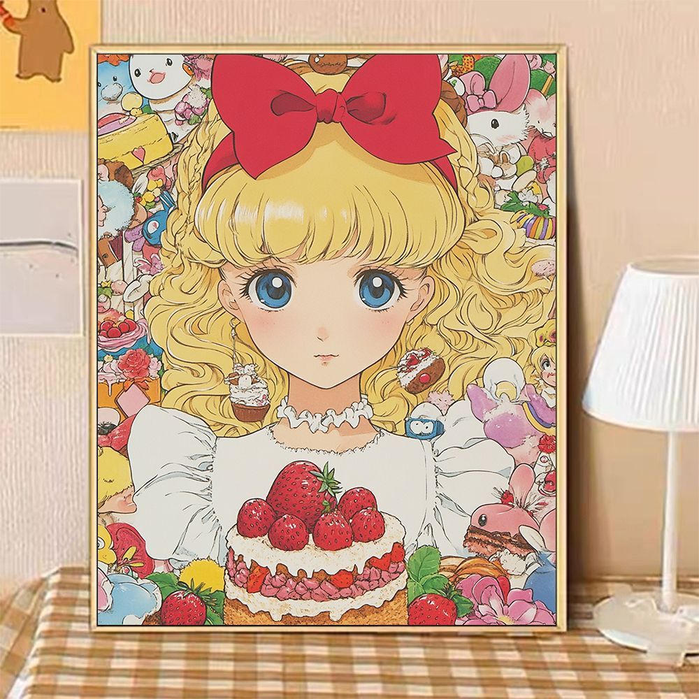Whimsical Fantasy Dessert-Themed Canvas Art Print Bowlift