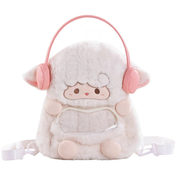Cute Plush Animal-Themed Backpack Bowlift