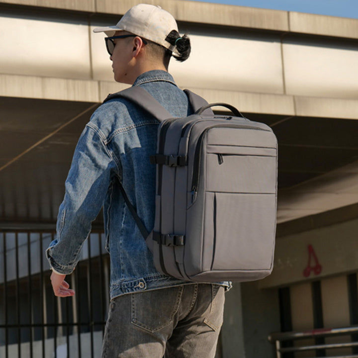 Versatile Tech-Integrated Backpack Bowlift
