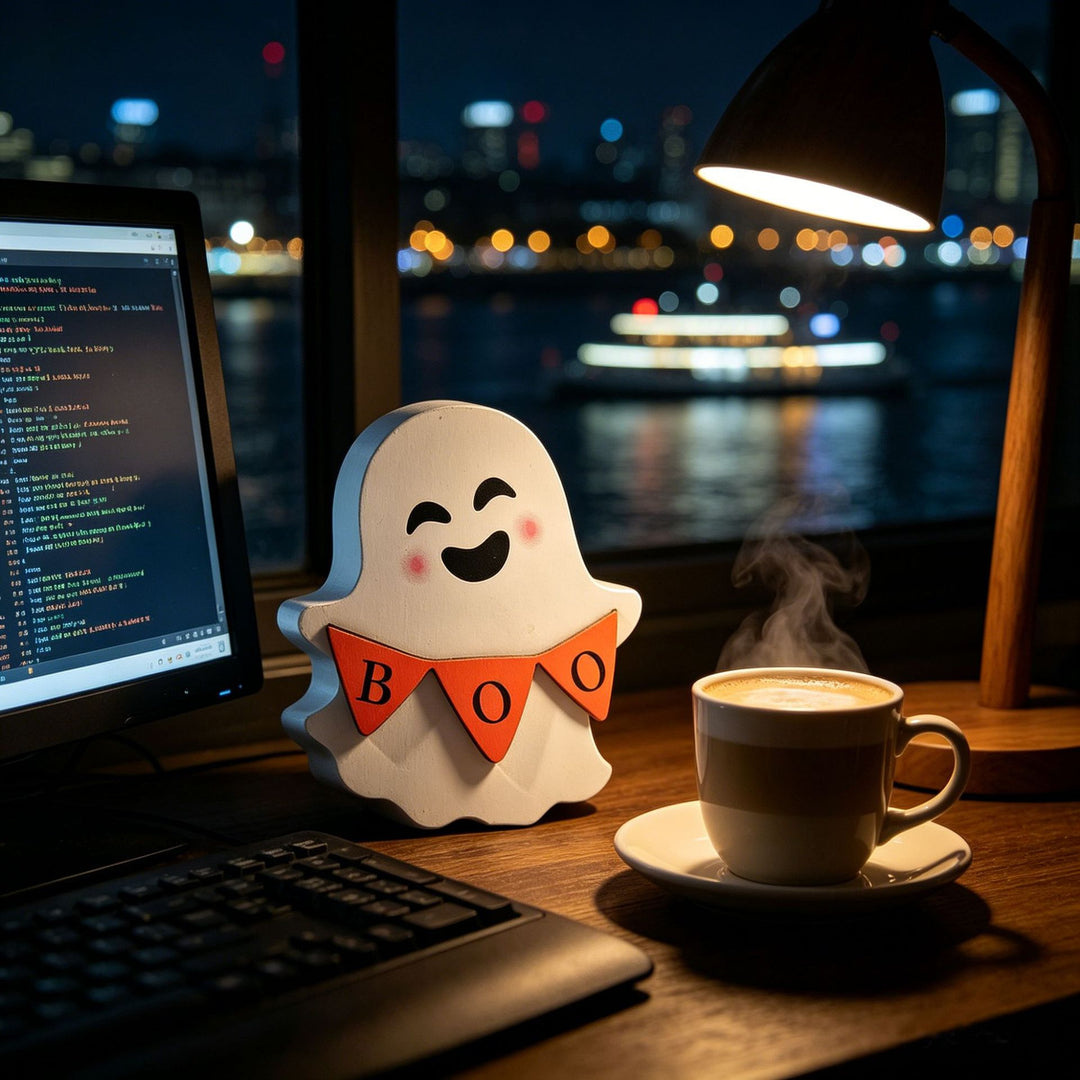 Decorative Halloween Ghost Figure