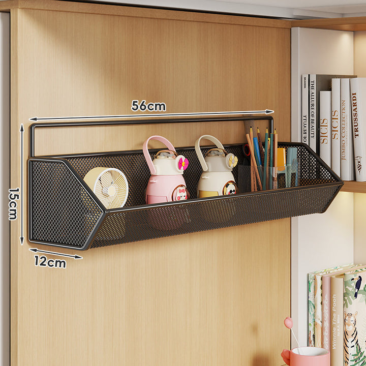Over-Panel Hanging Mesh Storage Basket Organizer