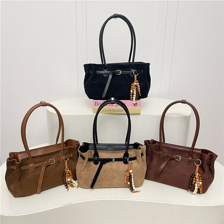 Suede Tote Bag Bowlift