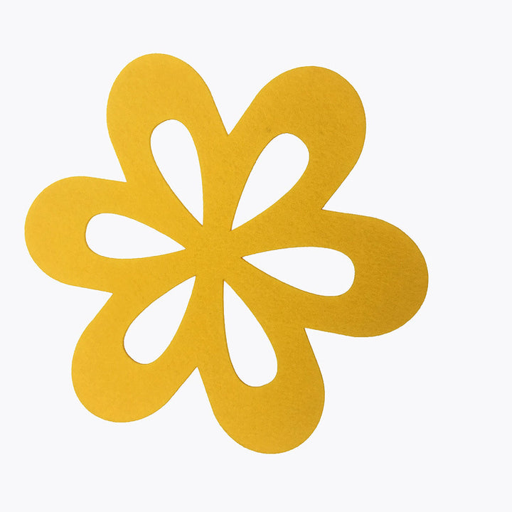 Decorative Felt Flower Shape Bowlift