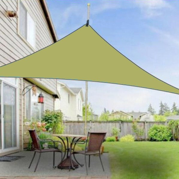 Triangular Outdoor Shade Sail Canopy Bowlift