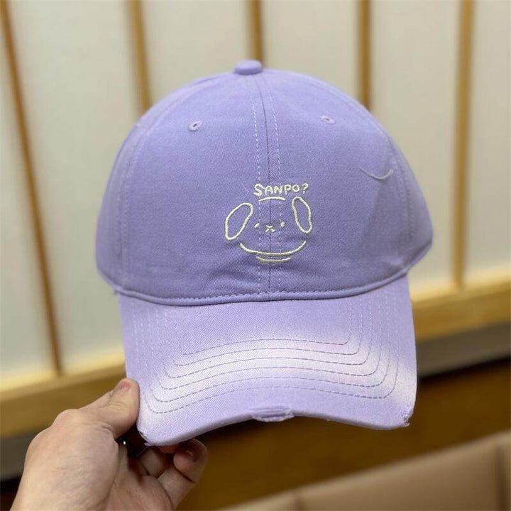 Women's Casual Character-Embroidered Baseball Cap Bowlift